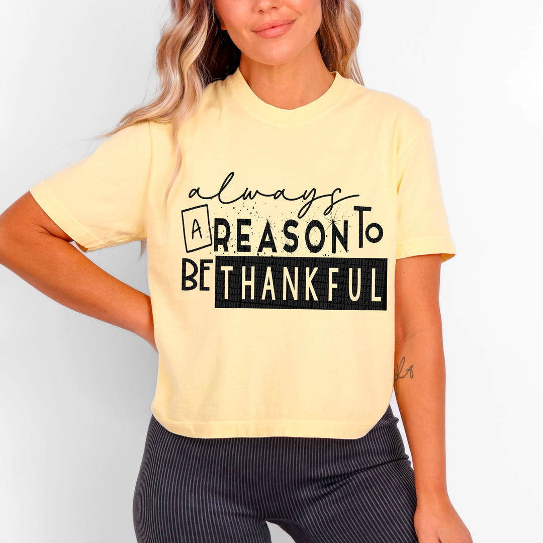 Always A Reason To Be Thankful DTF Print