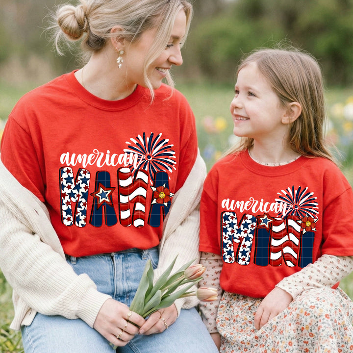 American Mama/Mini DTF Print