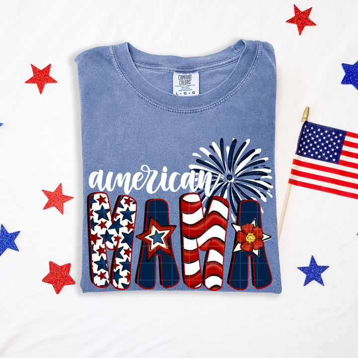 American Mama/Mini DTF Print