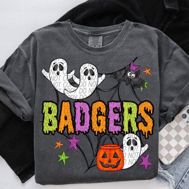 Halloween Mascots DTF Print