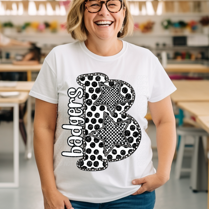 Polka Dot Mascots DTF Print