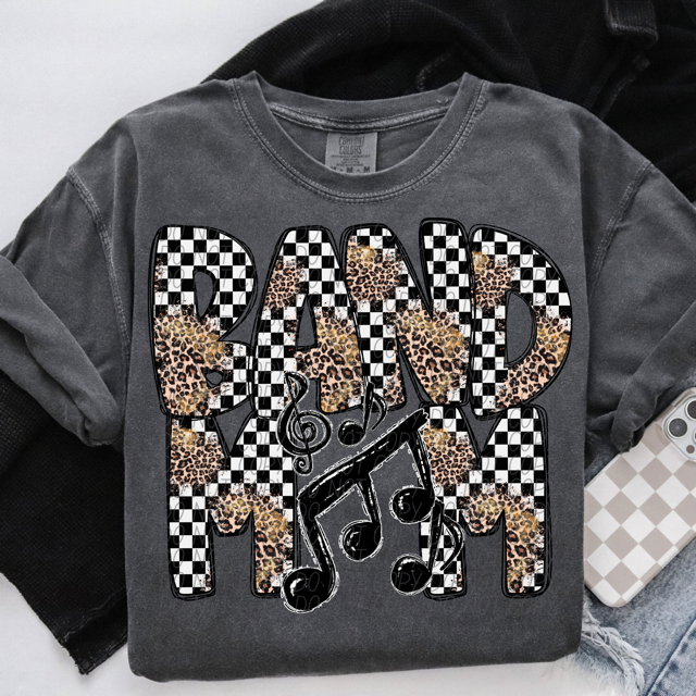 Leopard Sports Mom DTF Print