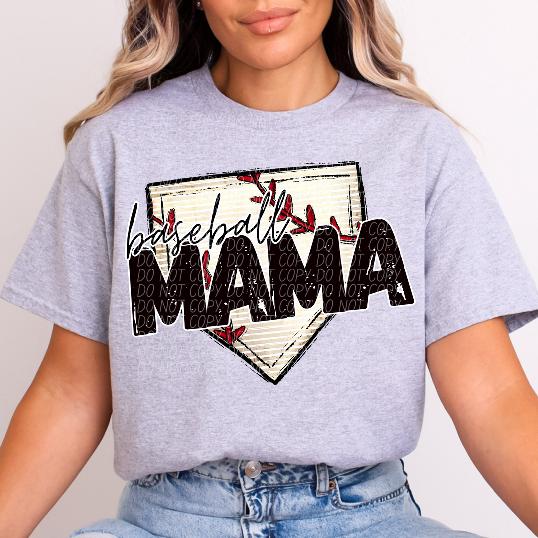 Baseball Mama Mound DTF Print