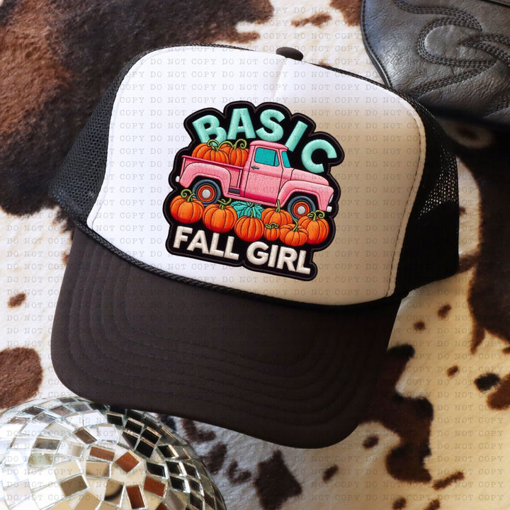 Basic Fall Girl DTF Print