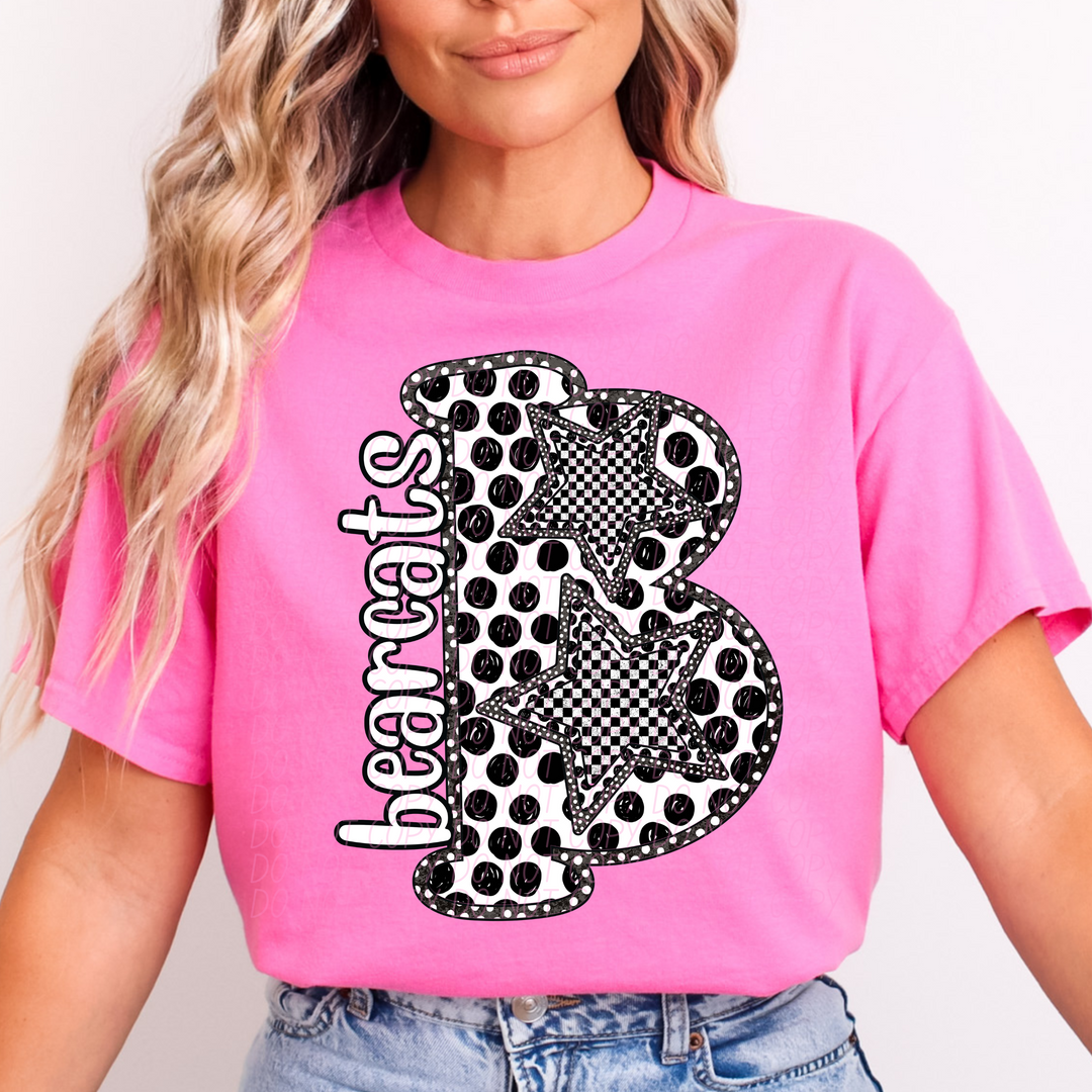 Polka Dot Mascots DTF Print