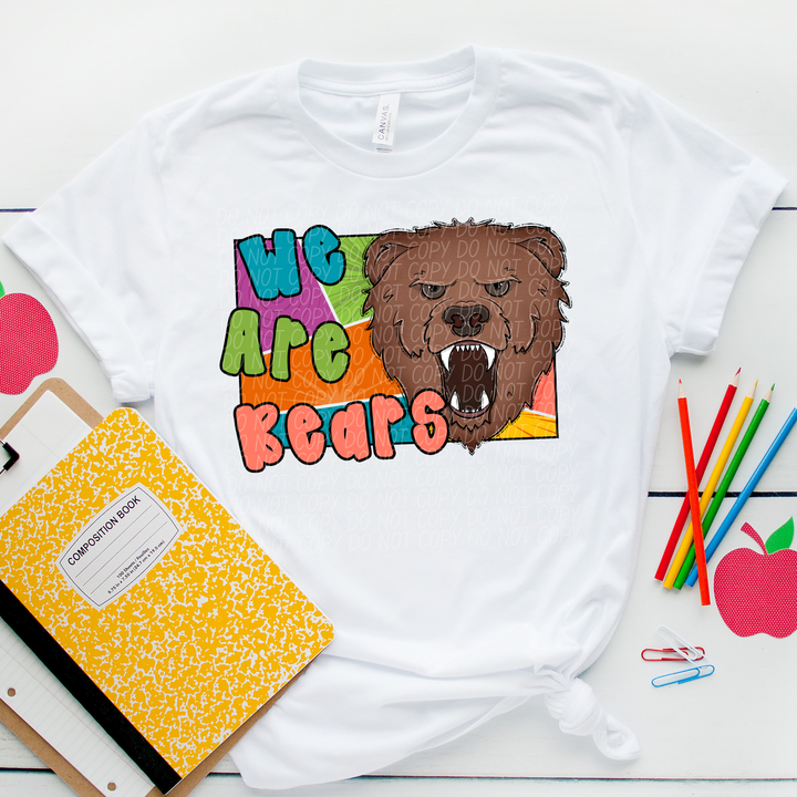 Retro We Are Mascots DTF Print