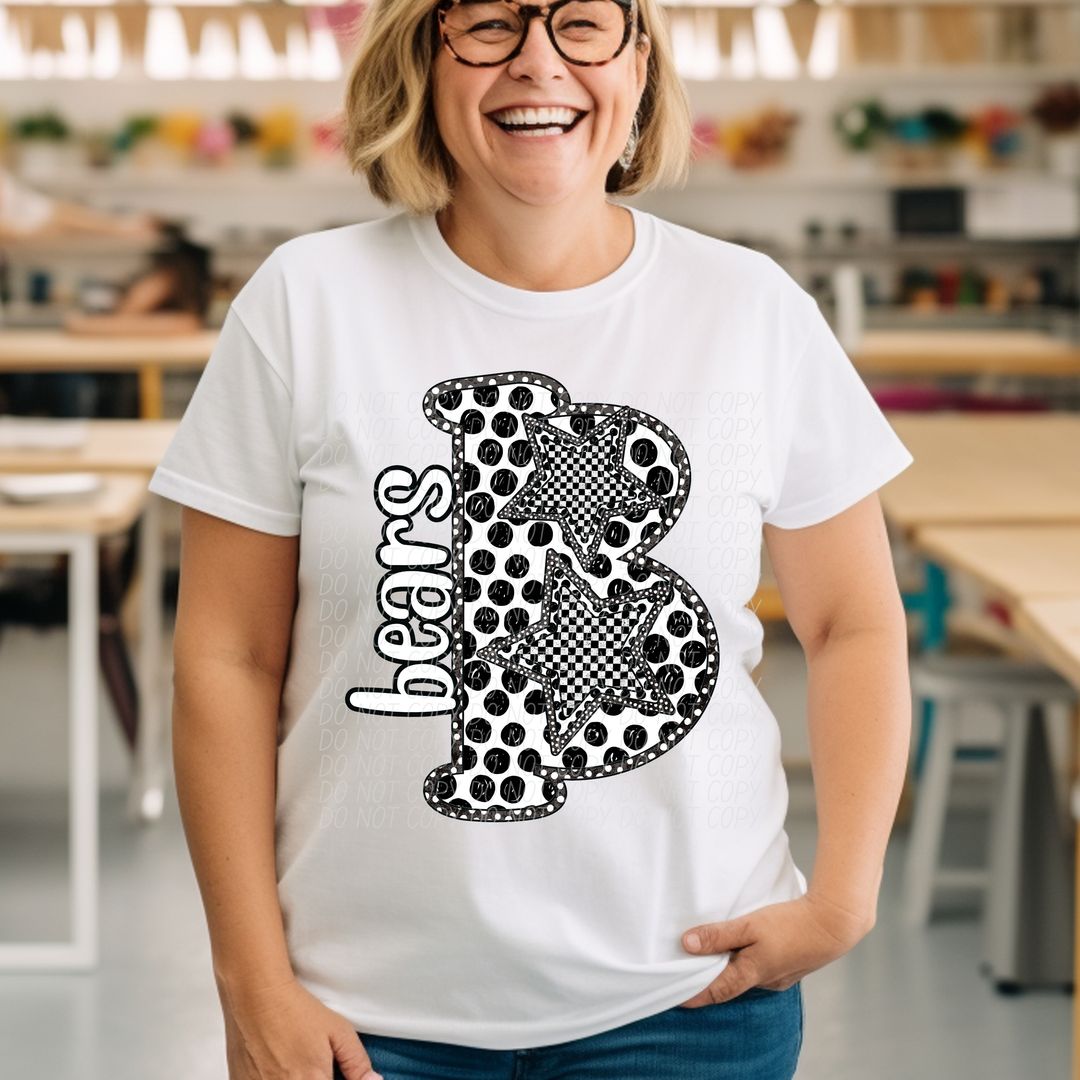 Polka Dot Mascots DTF Print