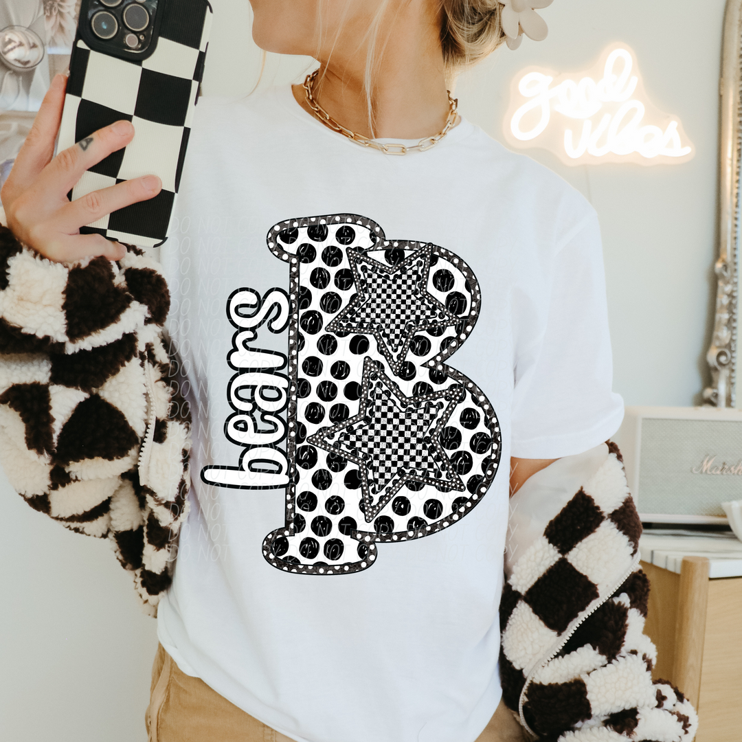 Polka Dot Mascots DTF Print