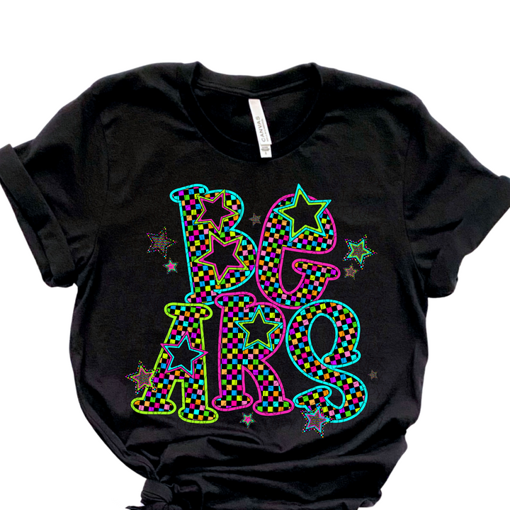 Neon Star Mascots DTF Print
