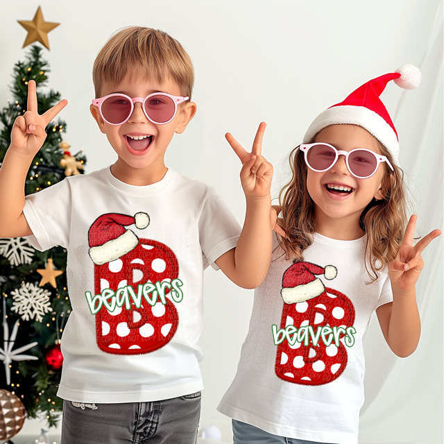 Christmas School Spirit YOUTH DTF Print