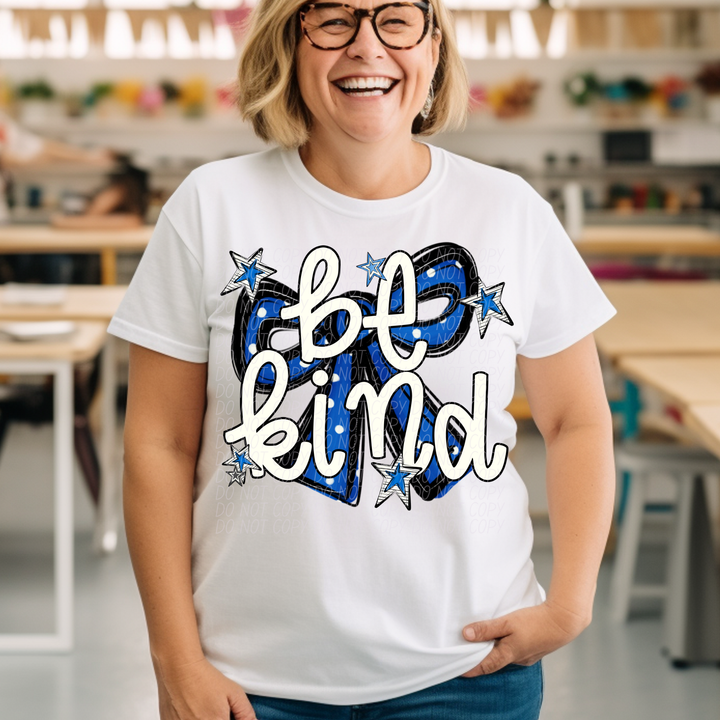 Be Kind Bow DTF Print