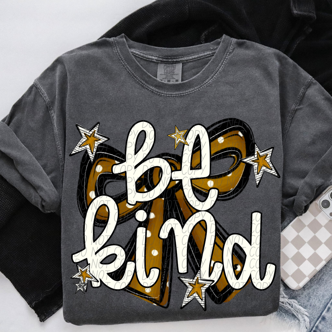 Be Kind Bow DTF Print