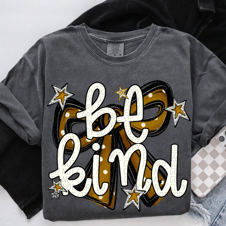 Be Kind Bow DTF Print