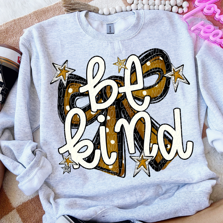 Be Kind Bow DTF Print