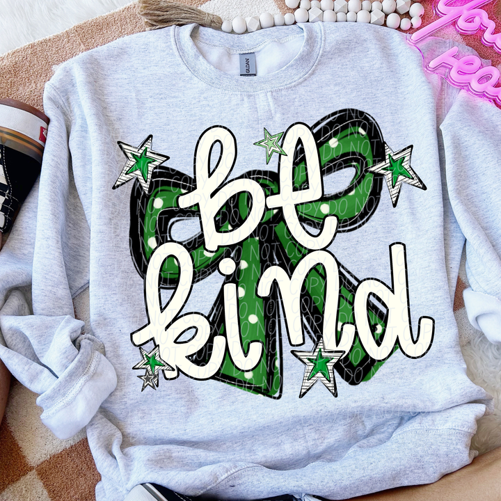 Be Kind Bow DTF Print