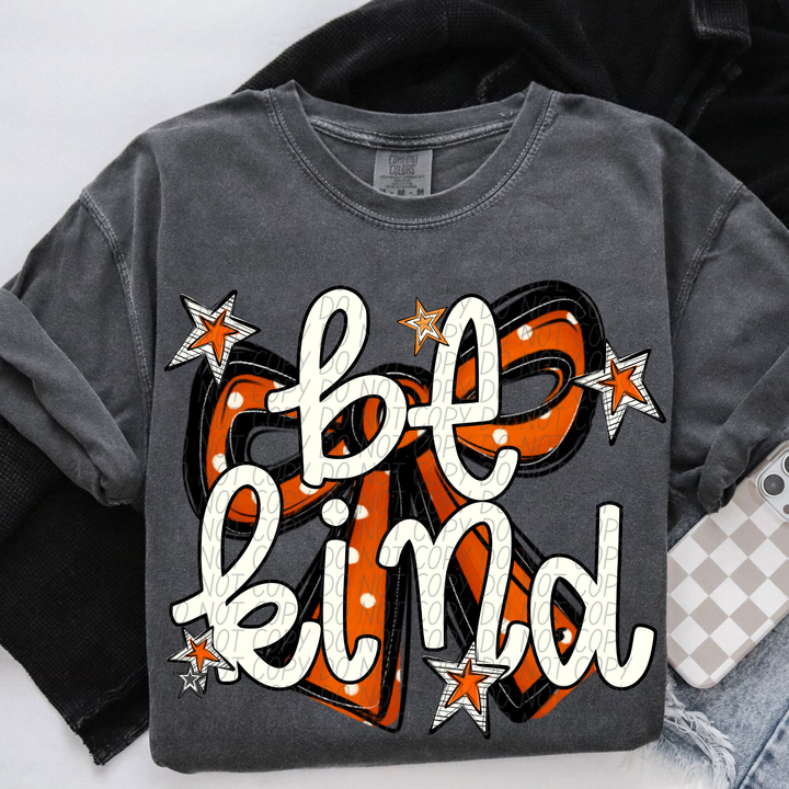 Be Kind Bow DTF Print