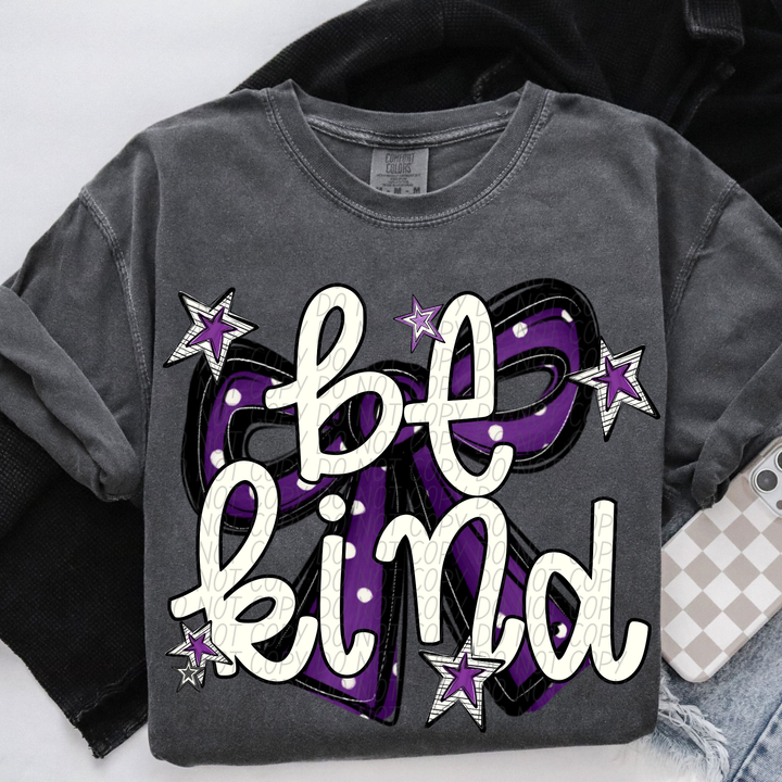 Be Kind Bow DTF Print