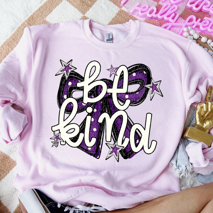 Be Kind Bow DTF Print