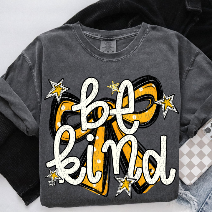 Be Kind Bow DTF Print