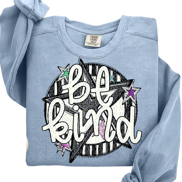 Be Kind Stars DTF Print