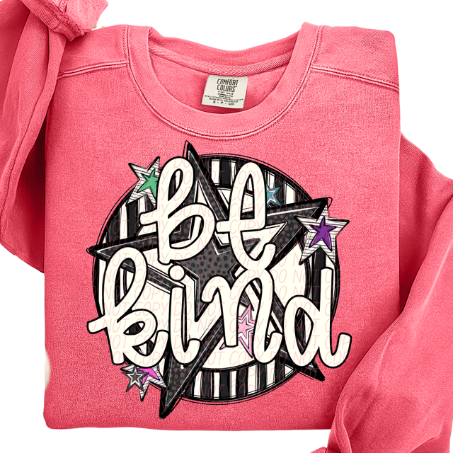 Be Kind Stars DTF Print