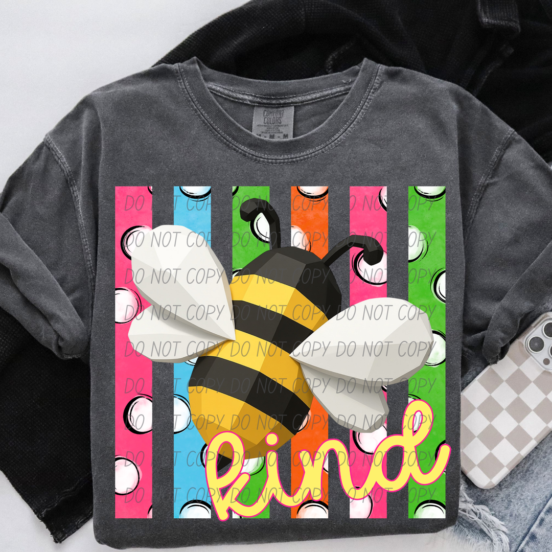 Bee Kind Large DTF Print