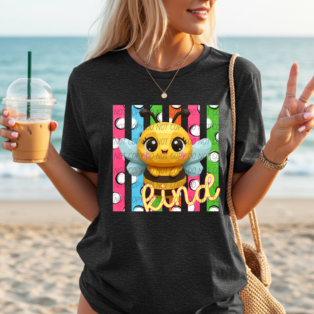 Bee Kind DTF Print