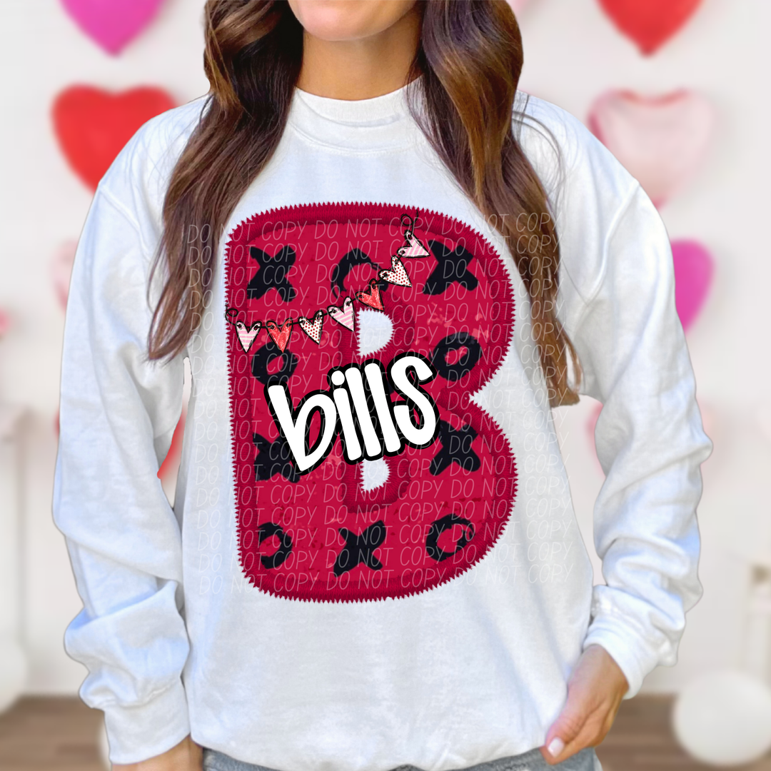 Valentines Day School Spirit A-B DTF Print