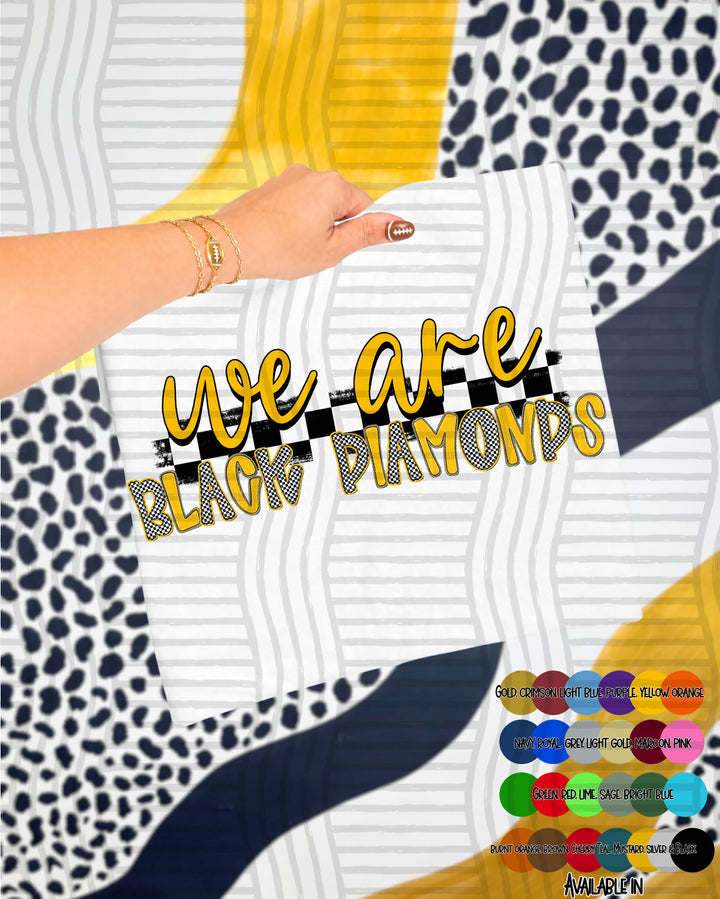 We Are Checker Crush Colors Mascots DTF Print