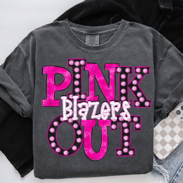 Pink Out Marquee DTF Print