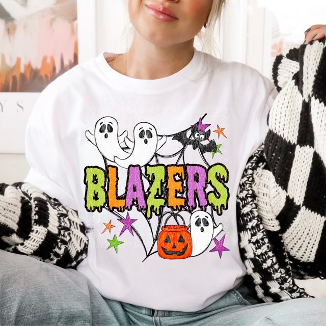 Halloween Mascots DTF Print