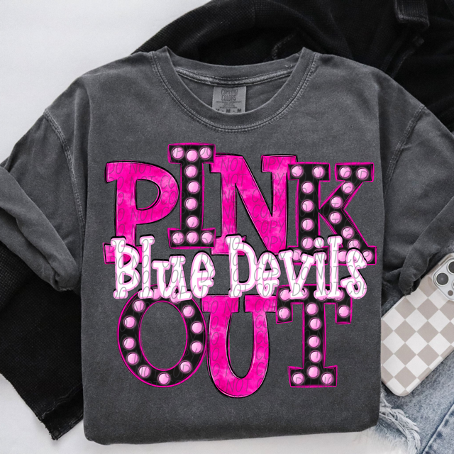 Pink Out Marquee DTF Print