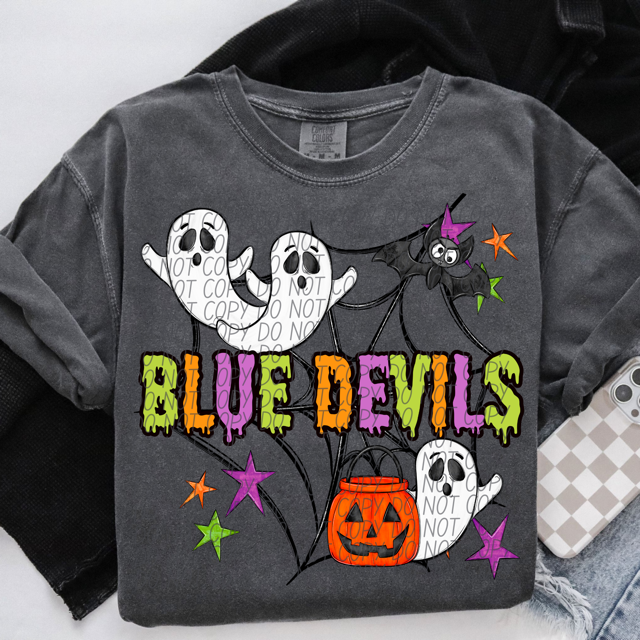 Halloween Mascots DTF Print