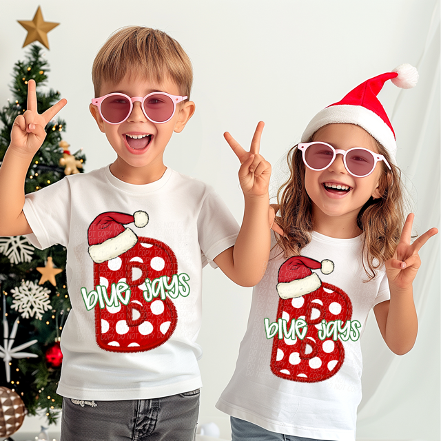 Christmas School Spirit YOUTH DTF Print