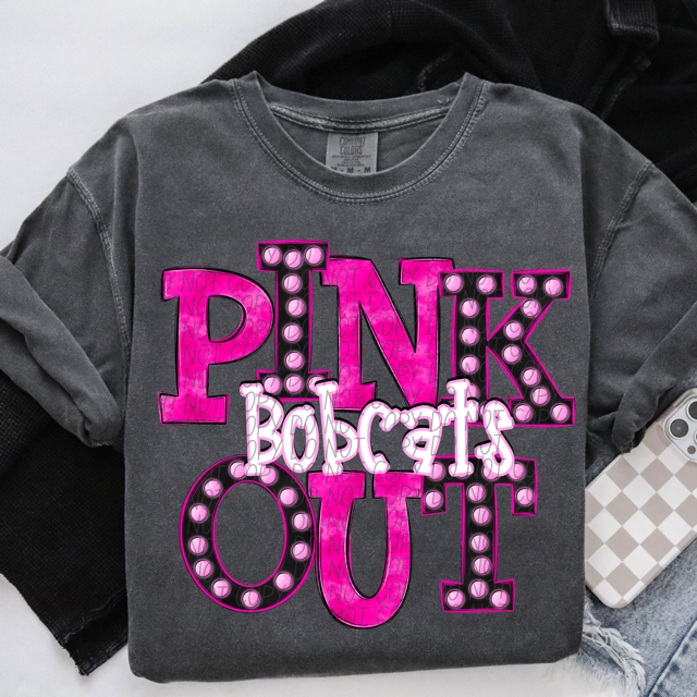 Pink Out Marquee DTF Print