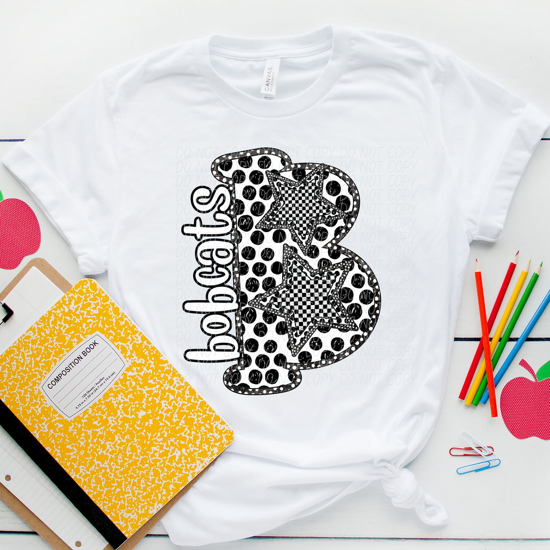 Polka Dot Mascots DTF Print