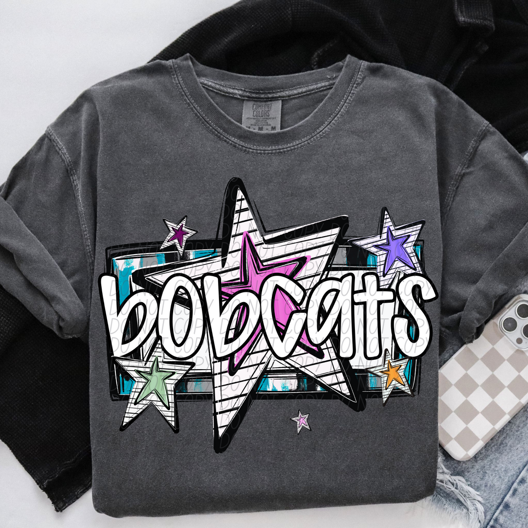 Bright Stars Mascots Youth DTF Print