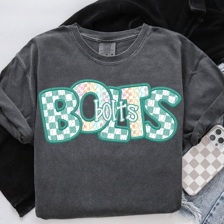 Spring Checker Mascots Youth DTF Print