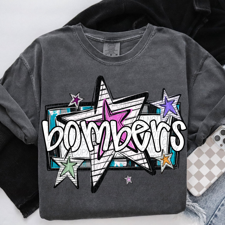Bright Stars Mascots Youth DTF Print