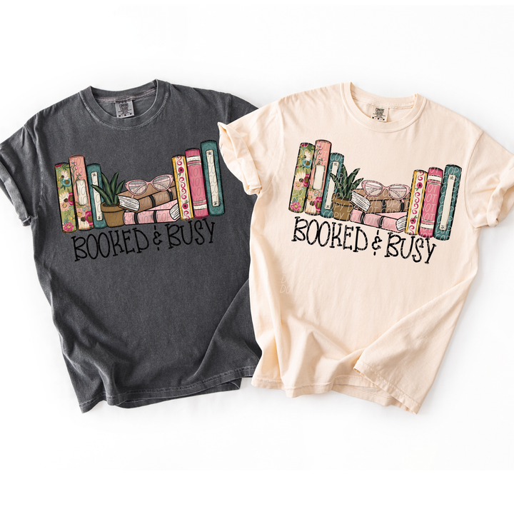 Booked and Busy DTF Print