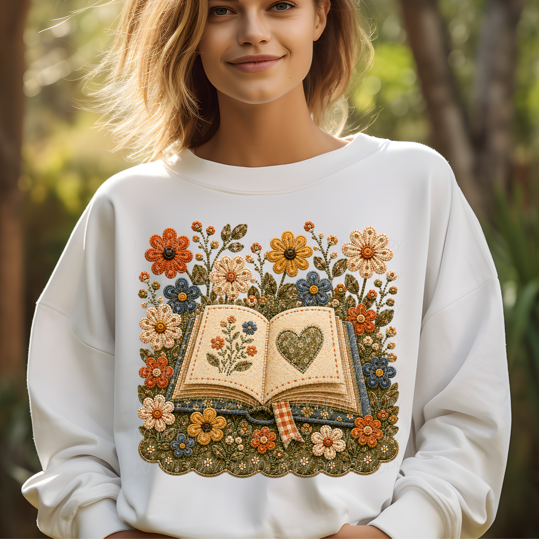 Fall Flowers DTF Print