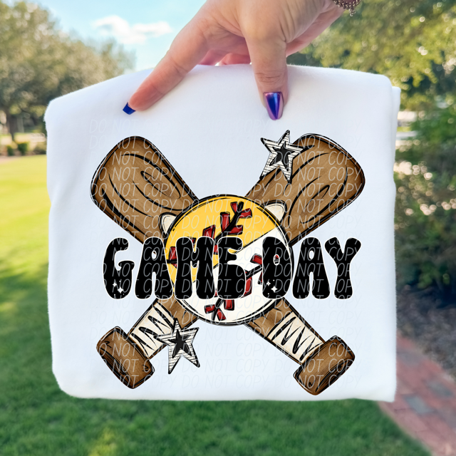 Split Baseball / Softball Game Day DTF Print