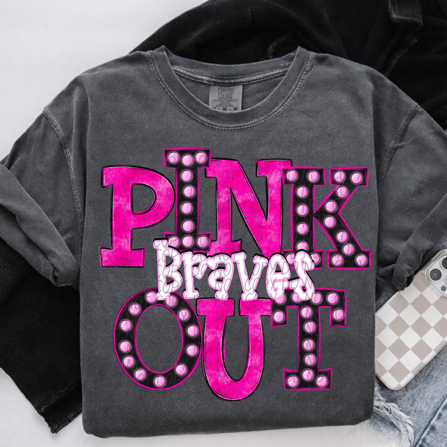 Pink Out Marquee DTF Print
