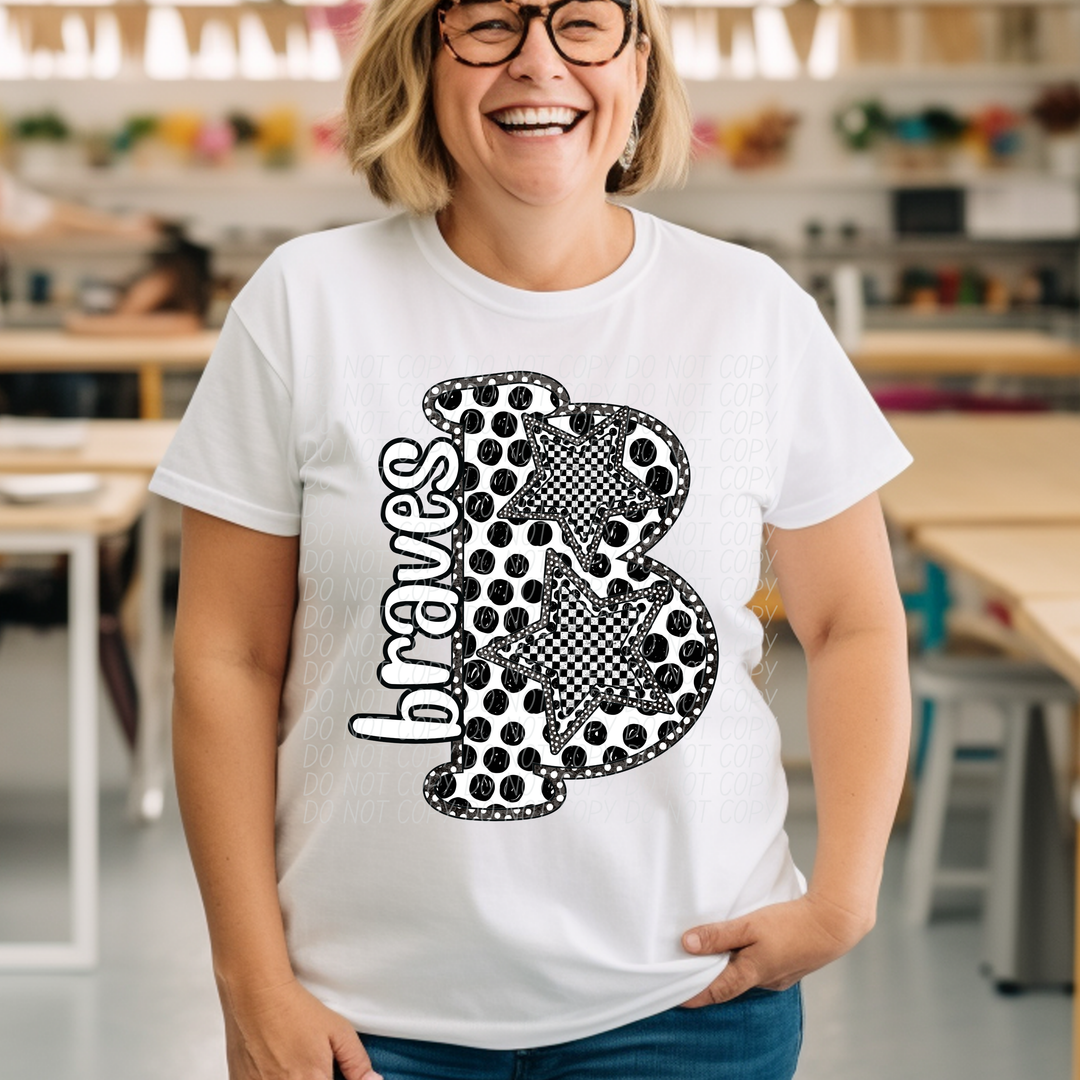 Polka Dot Mascots DTF Print