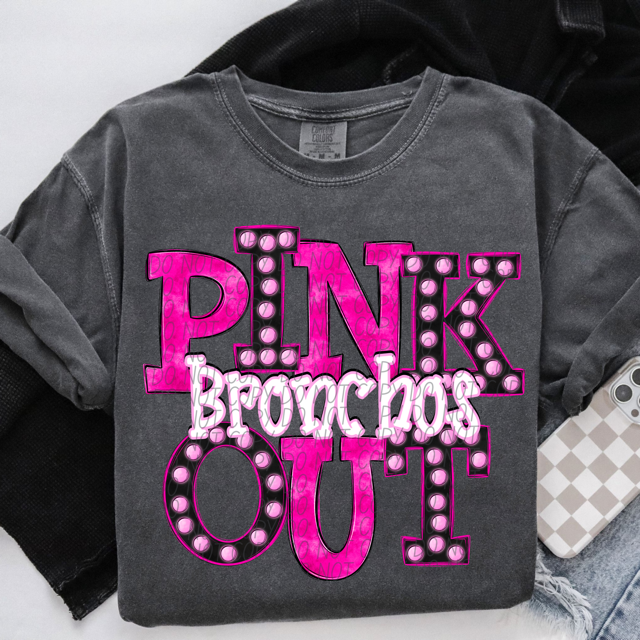 Pink Out Marquee DTF Print