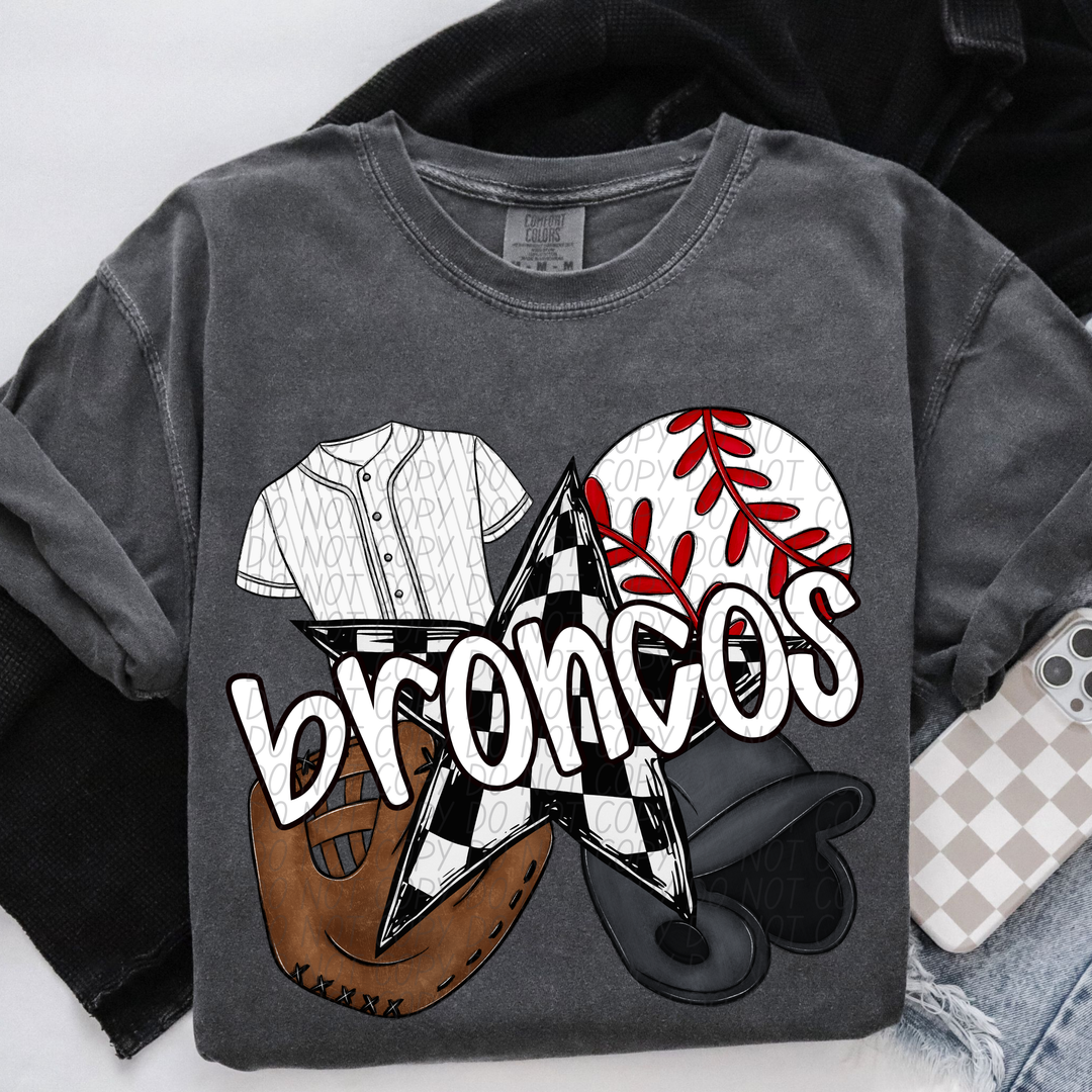 Baseball Mascots DTF Print