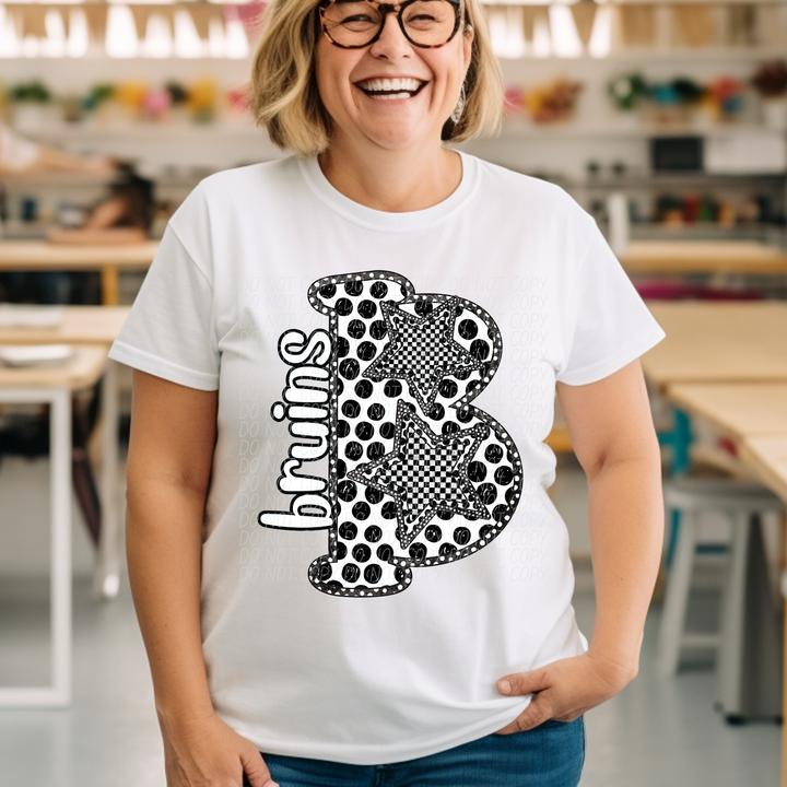 Polka Dot Mascots DTF Print