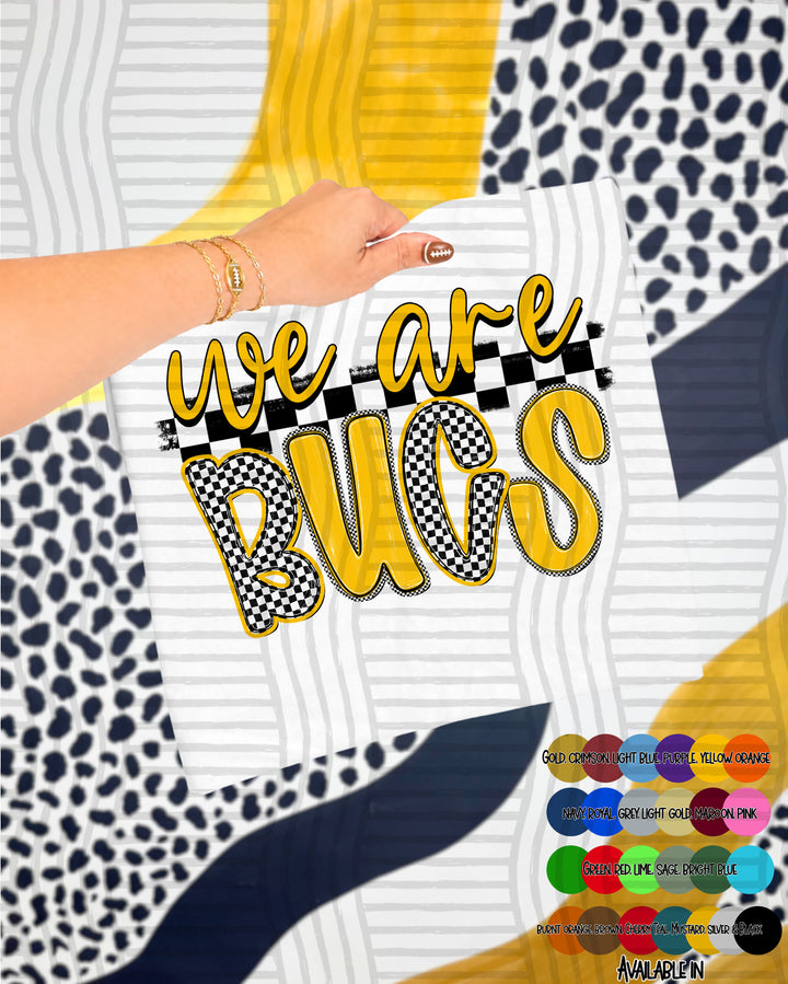 We Are Checker Crush Colors Mascots DTF Print