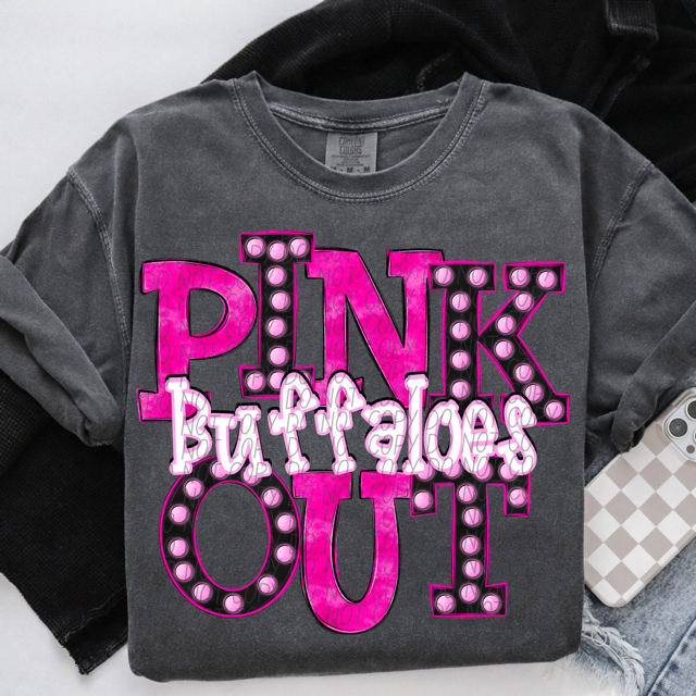 Pink Out Marquee DTF Print