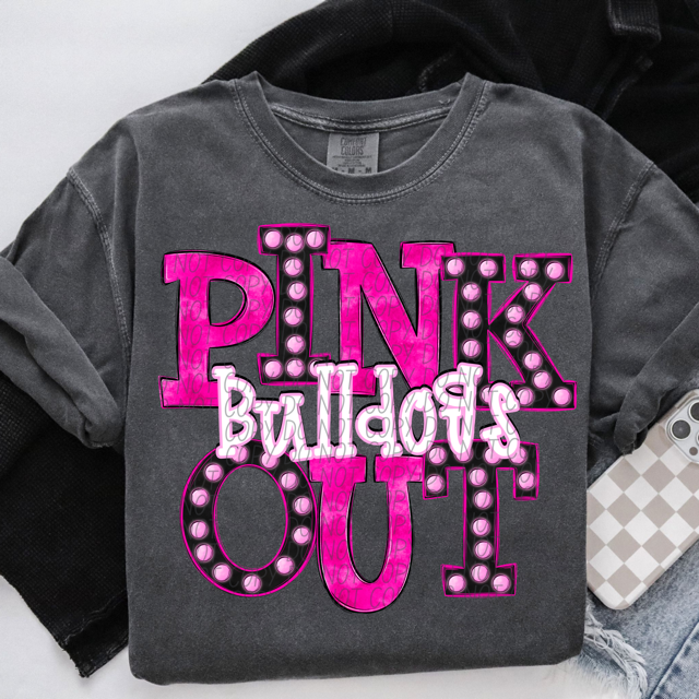 Pink Out Marquee DTF Print